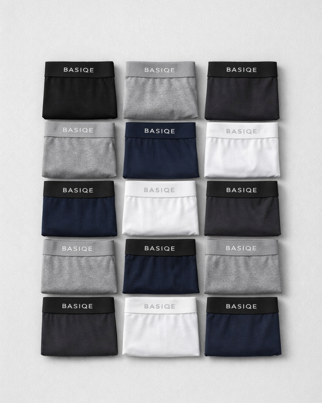 Kit 15 Cuecas Premium - BASIQE®