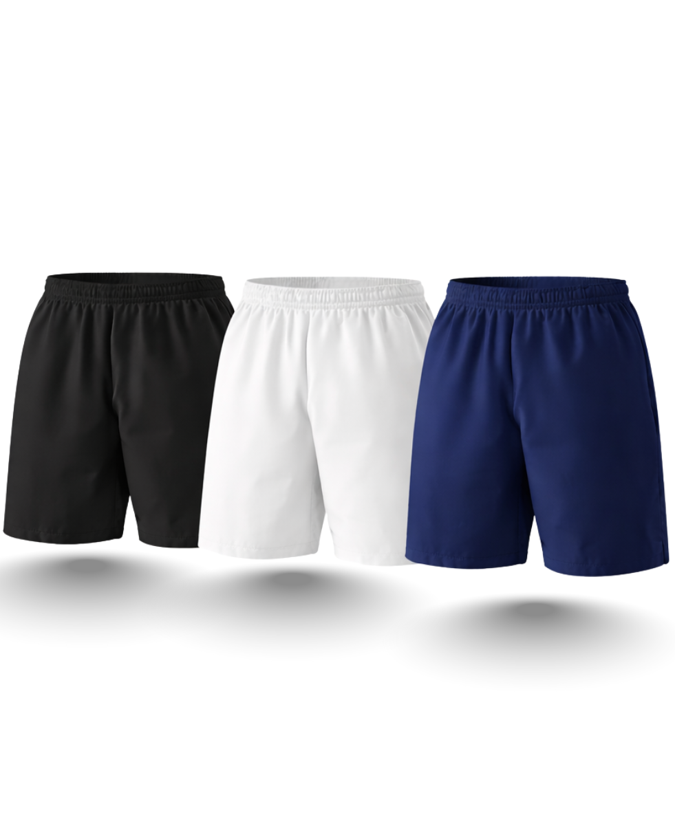 Kit 5 Camisetas Básicas + 3 Bermudas Masculinas