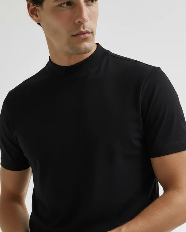 Kit 2 Camisetas Gola Alta - Algodão Egípicio